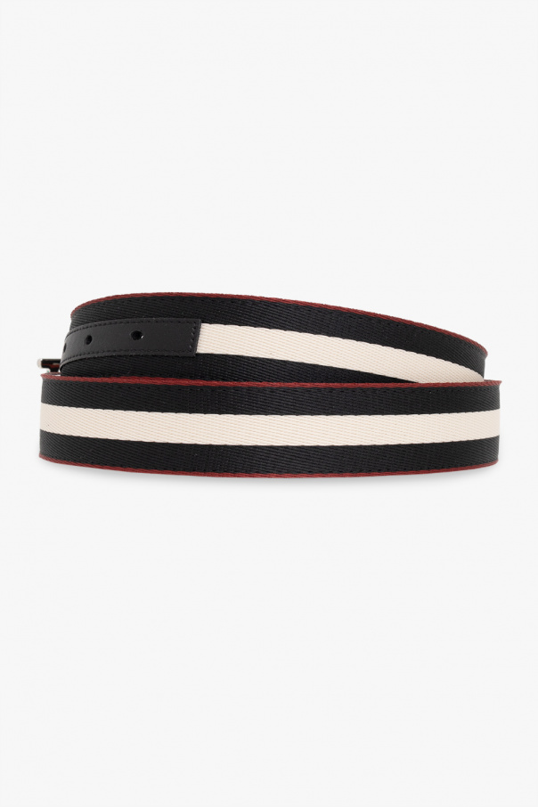 Navy blue clearance bally belt